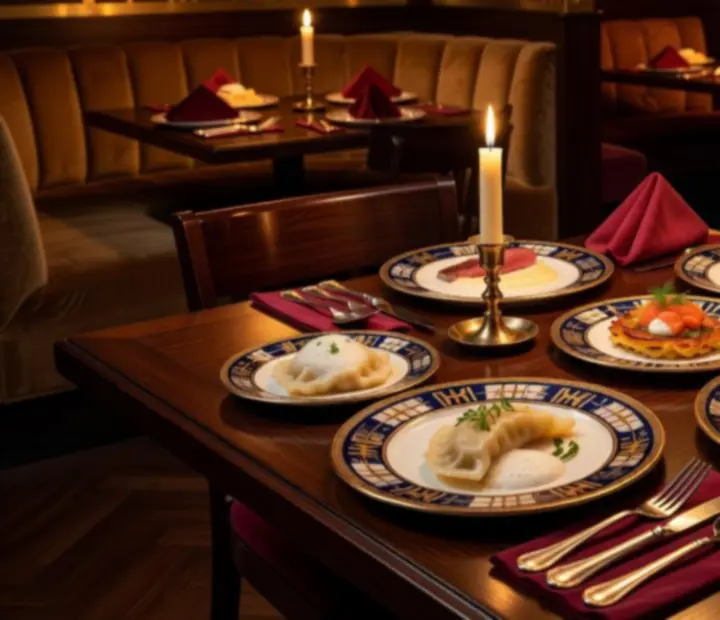 Autorskie dania szefa kuchni serwowane w eleganckim wnętrzu restauracji